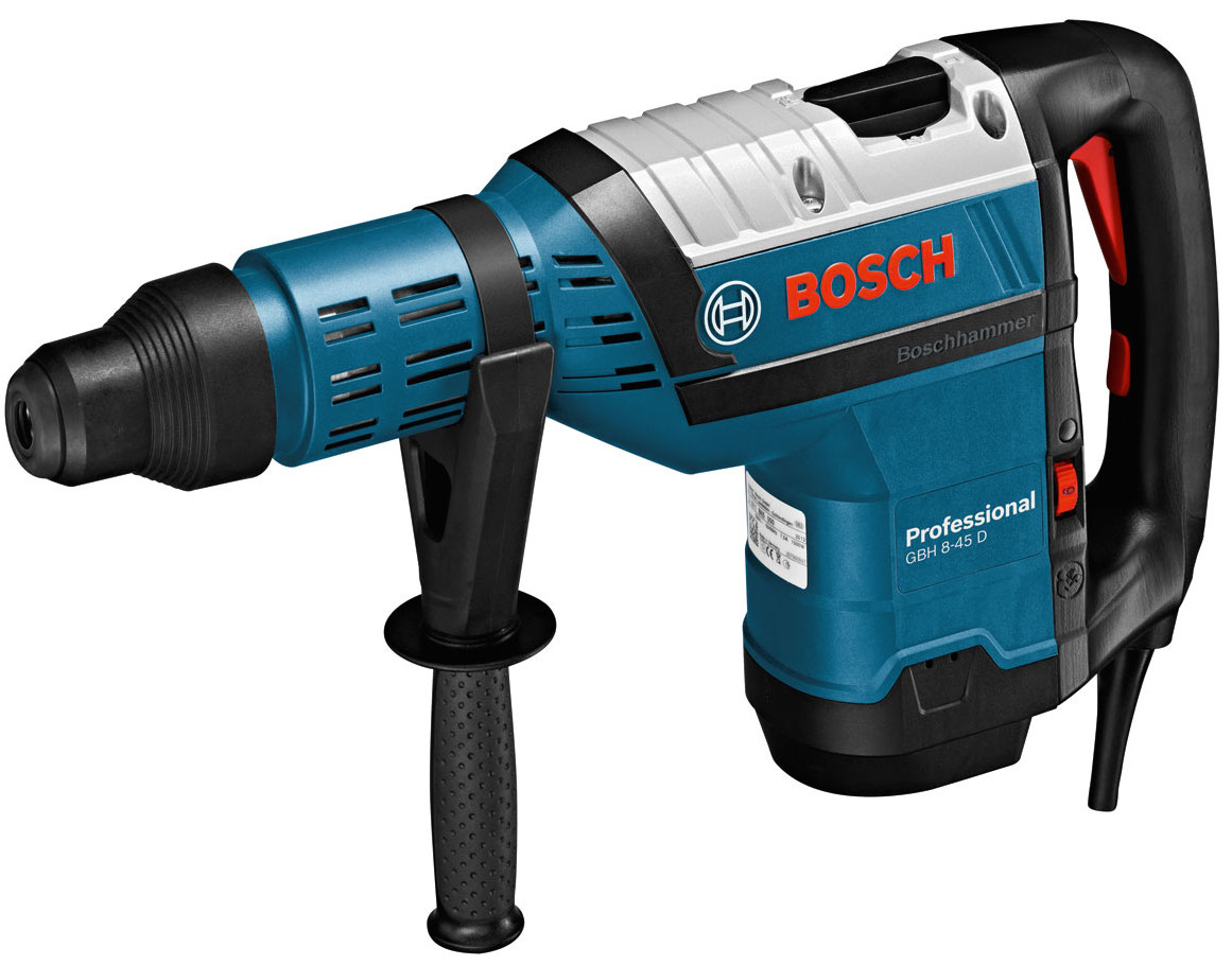 Bosch Rotary Hammer 305rpm, 2760bpm, 1500W, 9kg GBH8-45D - Click Image to Close